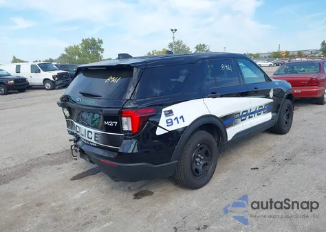 2025 Ford Police Interceptor from USA, damaged, VIN 1FM5K8ABXSGA54586